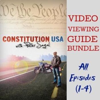 Preview of Video Viewing Guides for Constitution USA Bundle