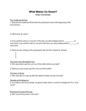 Video Worksheet - BCC Challenges the IQ Test in "What Make