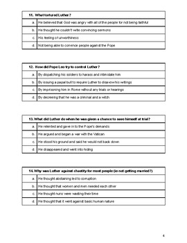 Martin Luther The Idea That Changed The World Worksheet Answers - IdeaWalls