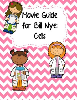 Preview of Video Worksheet (Movie Guide) for Bill Nye - Cells QR code link