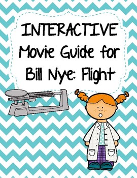 Preview of Video Worksheet (Movie Guide) for Bill Nye - Flight QR code link