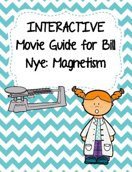 Preview of Video Worksheet (Movie Guide) for Bill Nye - Magnetism QR code link
