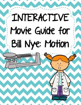 Preview of Video Worksheet (Movie Guide) for Bill Nye - Motion QR code link