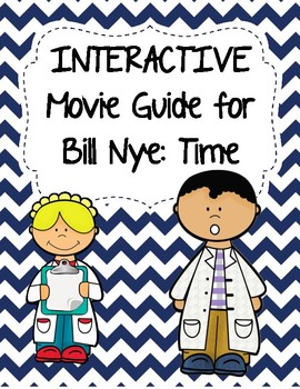 Preview of Video Worksheet (Movie Guide) for Bill Nye - Time QR code link