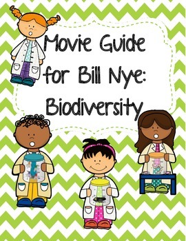 Preview of Video Worksheet (Movie Guide) for Bill Nye - Biodiversity