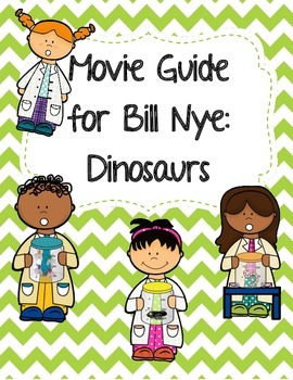 Preview of Video Worksheet (Movie Guide) for Bill Nye - Dinosaurs