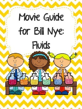Preview of Video Worksheet (Movie Guide) for Bill Nye - Fluids