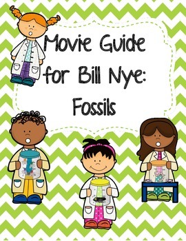 Preview of Video Worksheet (Movie Guide) for Bill Nye - Fossils