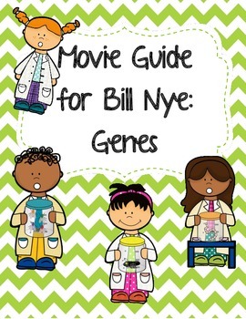 Preview of Video Worksheet (Movie Guide) for Bill Nye - Genes