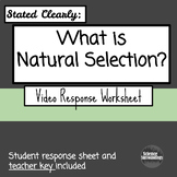 Video Worksheet for Stated Clearly "What is Natural Selection"