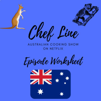 Preview of Video Worksheets Digital - CHEF LINE (Netflix)