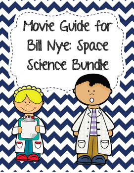 Preview of Video Worksheets (Movie Guides) for Bill Nye - Space Science Bundle