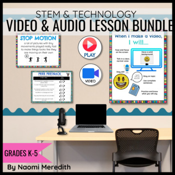 Preview of Video and Audio Production Projects for the Classroom | Bundle