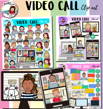 Preview of Video call Clip art