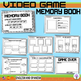 Memory book Videogame theme 2024 English and Spanish