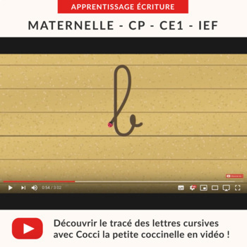 Preview of Vidéos Écriture : les lettres cursives minuscules
