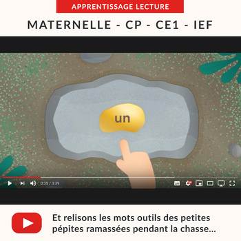 Videos Mots Simples Lecture Syllabe A Syllabe Et Mots Outils Tpt