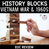 Vietnam War and 1960s Review Game  History Blocks EOC Review