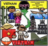 Vietnam Clip Art Bundle {Educlips Clipart}
