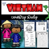 Vietnam Country Study Lesson PowerPoint and Worksheet Booklet