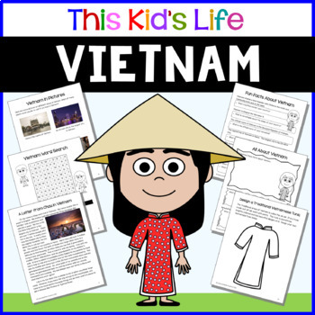 Preview of Vietnam Country Study: Reading & Writing + Google Slides/PPT Distance Learning