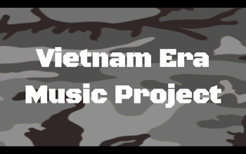 Preview of Vietnam Era Music Project