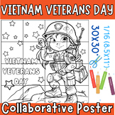 Vietnam Veterans Day Collaborative Coloring Poster - Patri