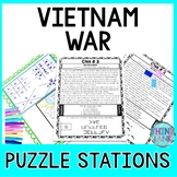 Vietnam War PUZZLE STATIONS - Reading Comprehension