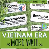 Vietnam War Era Word Wall