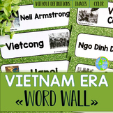 Vietnam War Era Word Wall without definitions