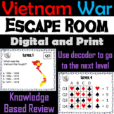 Vietnam War Activity Escape Room