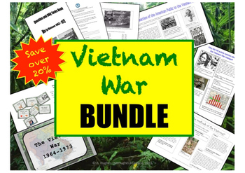 Preview of Vietnam War History GROWING BUNDLE