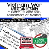 Vietnam War I Cans Student Self Assessment Mastery-- Ameri