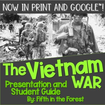 Preview of Vietnam War PowerPoint PLUS Student Guide for Distance Learning