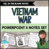 Vietnam War PowerPoint and Notes Set