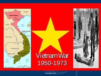 Preview of Vietnam War PowerPoint and War-Era Songs