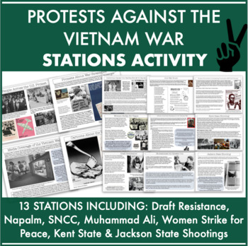 Preview of Vietnam War Protest STATIONS: Draft Resistance, Kent State, Muhammad Ali, & more