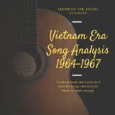 Vietnam War Song Analysis Small Group Project: Songs from 