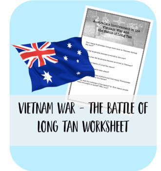 Preview of Vietnam War - The Battle of Long Tan Worksheet