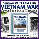 Vietnam War US Involvement in Vietnam 1960s Unit Plan Bundle