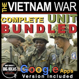 Vietnam War Unit: PPTs, Worksheets, Plans, Kahoot, Test + 