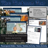 Vietnam War Unit Pack (Intro Activity / PowerPoint Notes /
