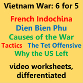 Vietnam War Video Worksheets: 6 for 5!