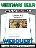 Vietnam War - Webquest with Key (Google Doc Included)