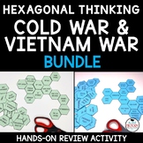 Vietnam War and Cold War Review Activity Hexagonal Thinkin