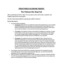 Preview of Vietnam War: blog post