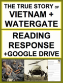 Vietnam + Watergate Nonfiction Text Reading Response, Answ