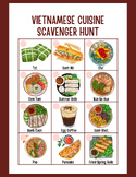 Vietnamese Foods Scavenger Hunt | Vietnamese Cuisine Activ