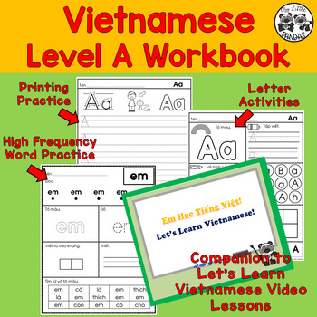 Preview of Vietnamese Level A Workbook