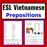 Vietnamese Speakers ESL Newcomer Activities: ESL Curriculu